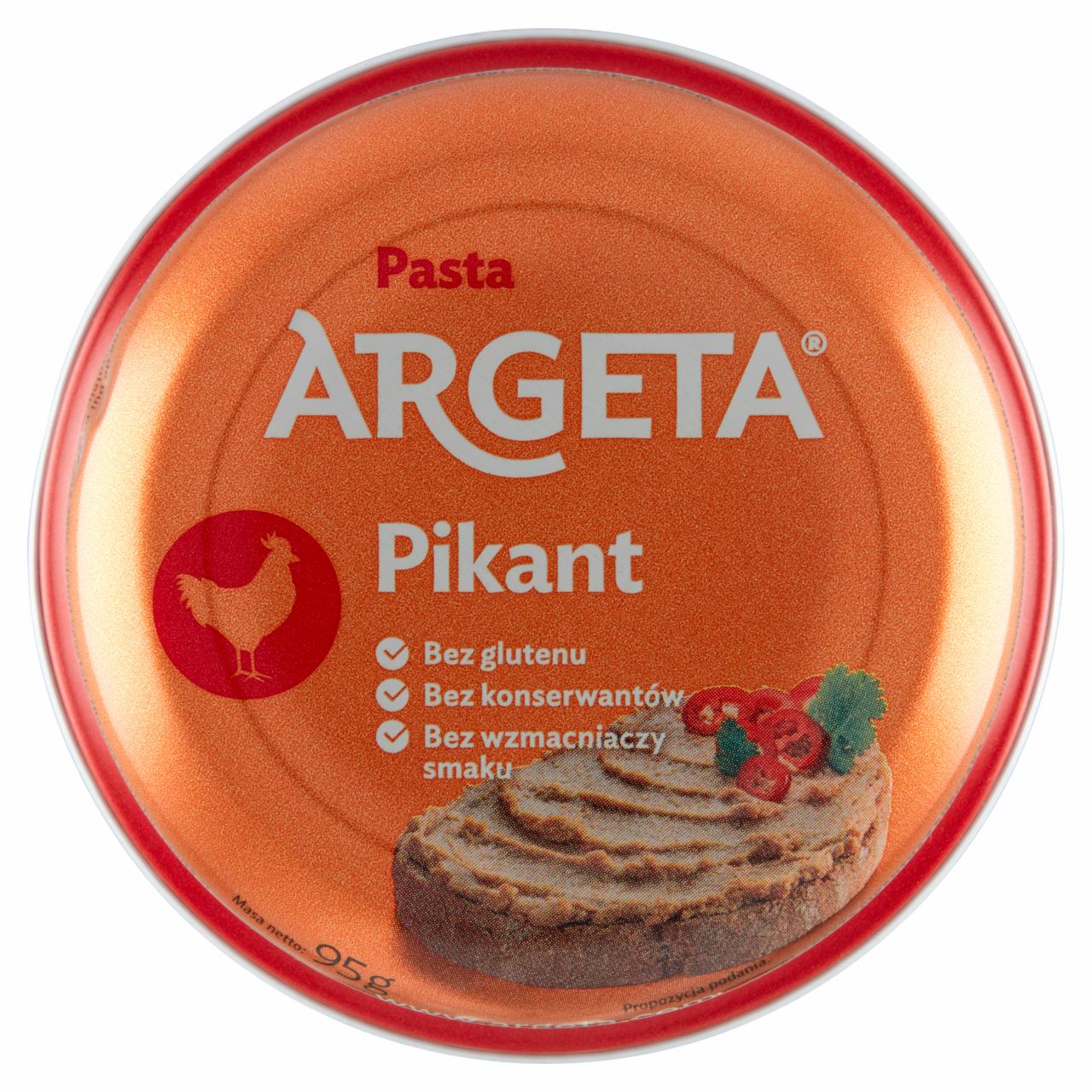 Zdjęcia - Argeta Pasta pikantna z kurczaka 95 g