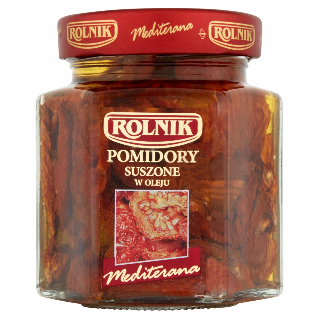 Zdjęcia - Rolnik Mediterana Pomidory suszone w oleju 280 g