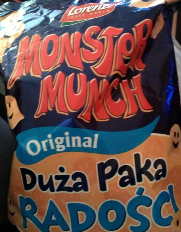 Zdjęcia - Monster Munch Chrupki ziemniaczane przyprawione 150 g