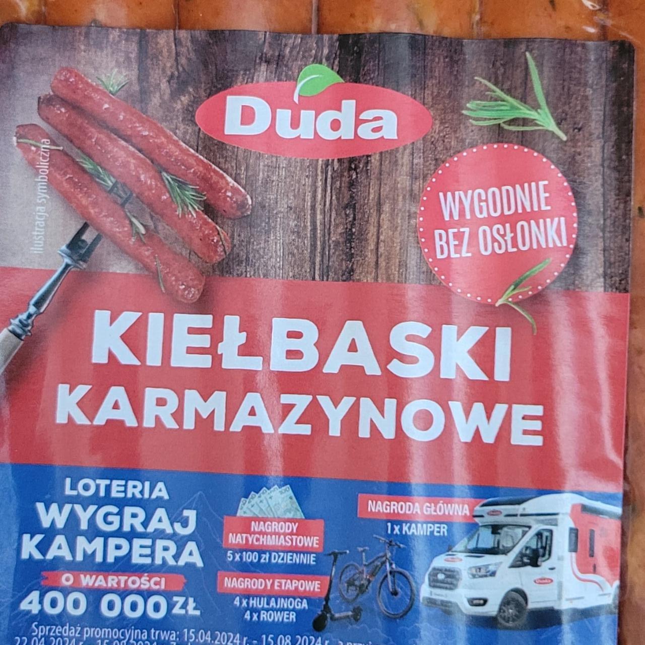 Zdjęcia - Kiełbaski karmazynowe Duda