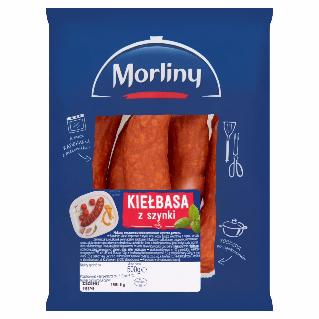 Zdjęcia - Morliny Kiełbasa z szynki 500 g