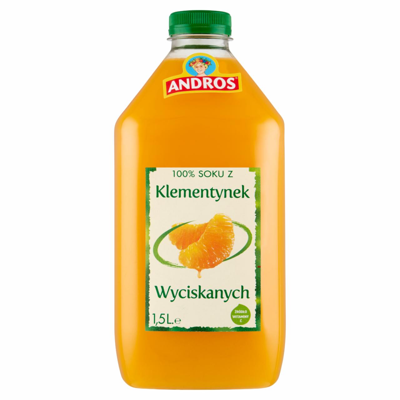 Zdjęcia - Andros 100% sok z klementynek wyciskanych 1,5 l