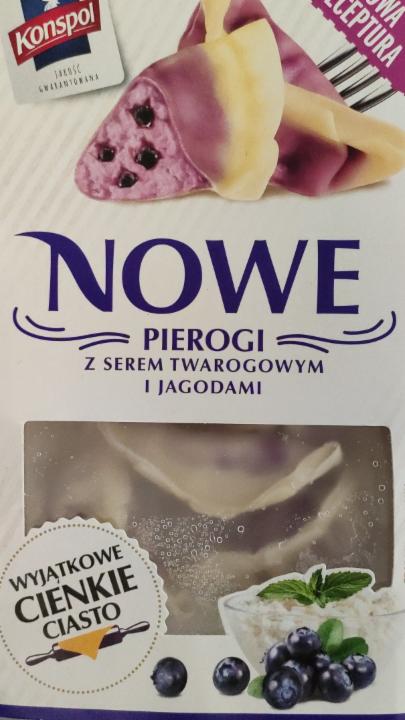 Zdjęcia - Nowe pierogi z serem twarogowym i jagodami Konspol