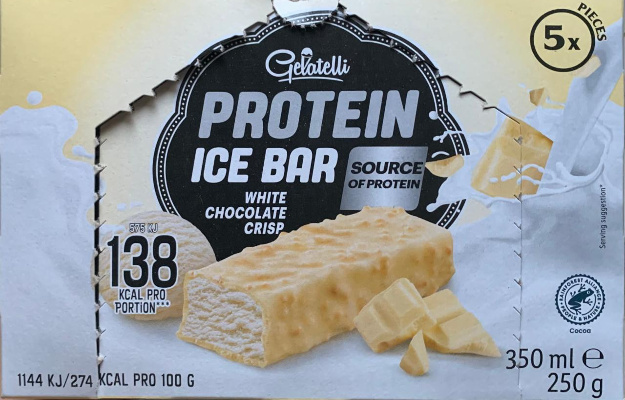 Zdjęcia - Protein ice bar White chocolate crisp Gelatelli