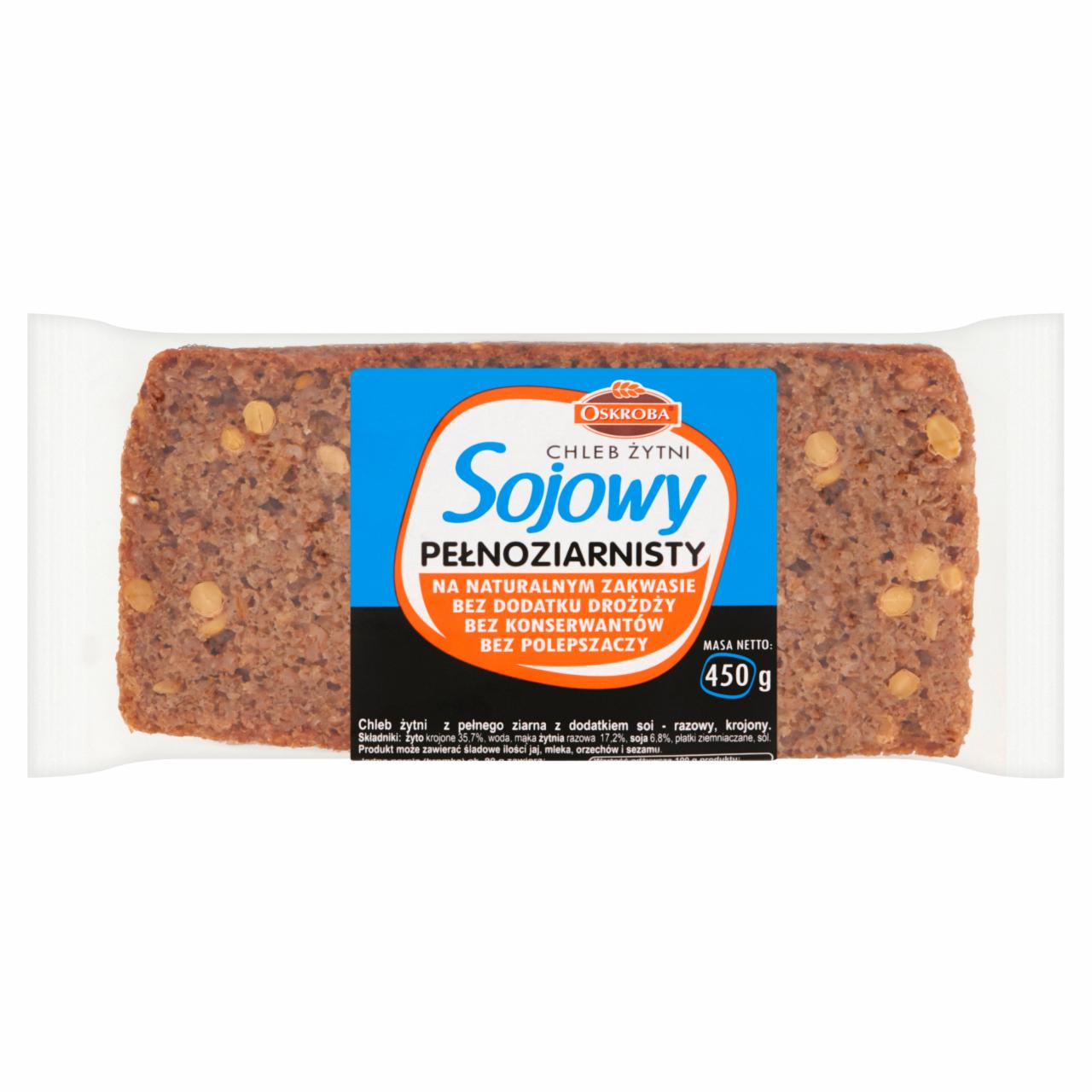 Zdjęcia - Oskroba Chleb sojowy pełnoziarnisty 450 g