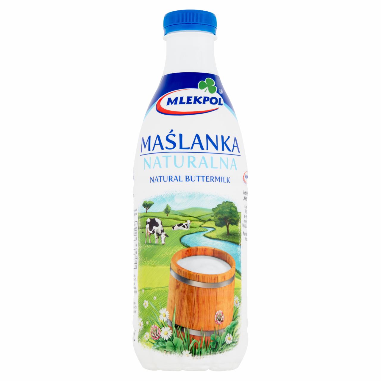 Zdjęcia - Mlekpol Maślanka naturalna 1 l