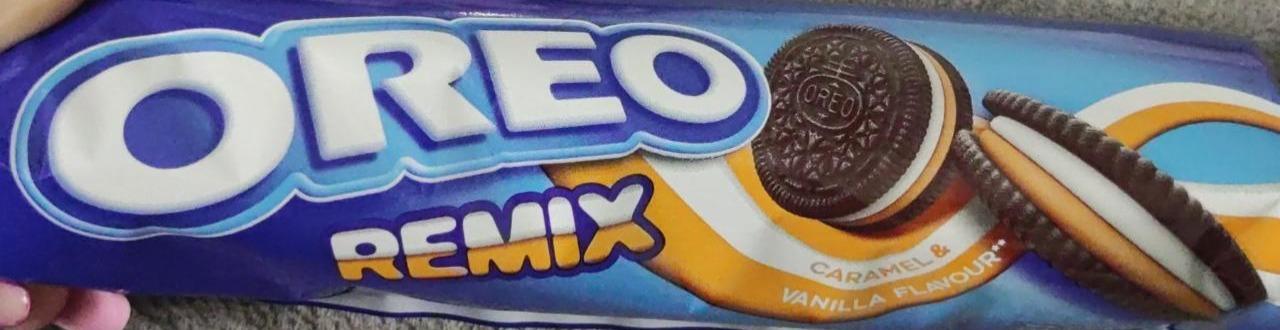 Zdjęcia - Ciastka kakaowe z nadzieniem o smaku karmelu i wanilii remix OREO