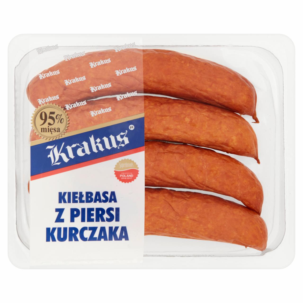 Zdjęcia - Krakus Kiełbasa z piersi kurczaka 470 g