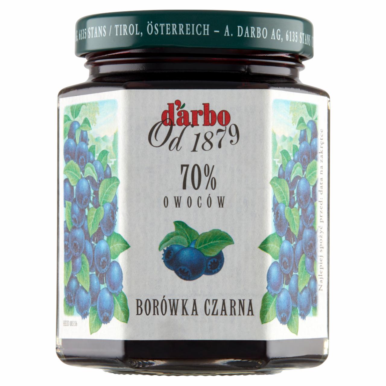 Zdjęcia - d'arbo Produkt owocowy z borówek czarnych 200 g