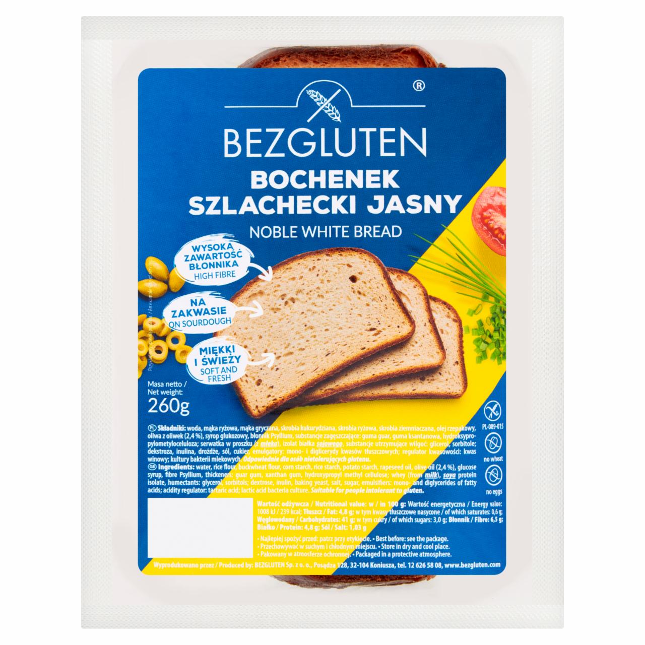 Zdjęcia - Bezgluten Bochenek szlachecki jasny 260 g