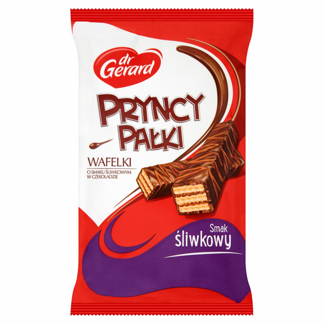 Zdjęcia - dr Gerard PryncyPałki Wafelki o smaku śliwkowym w czekoladzie 235 g