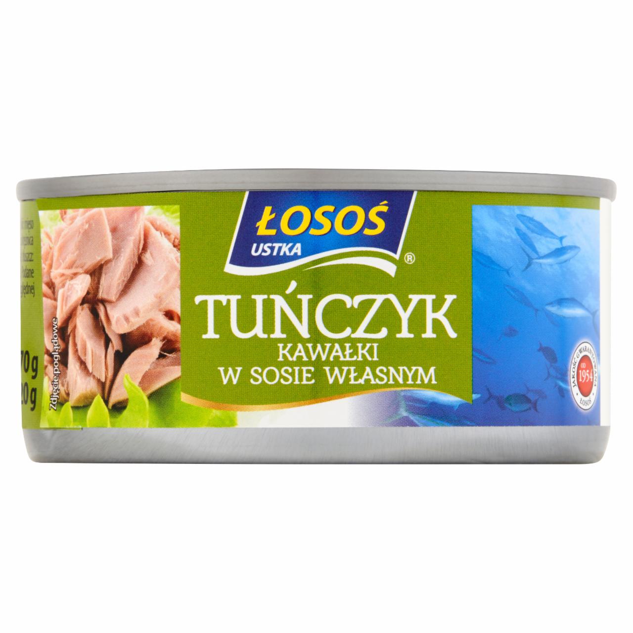 Zdjęcia - Łosoś Ustka Tuńczyk kawałki w sosie własnym 170 g