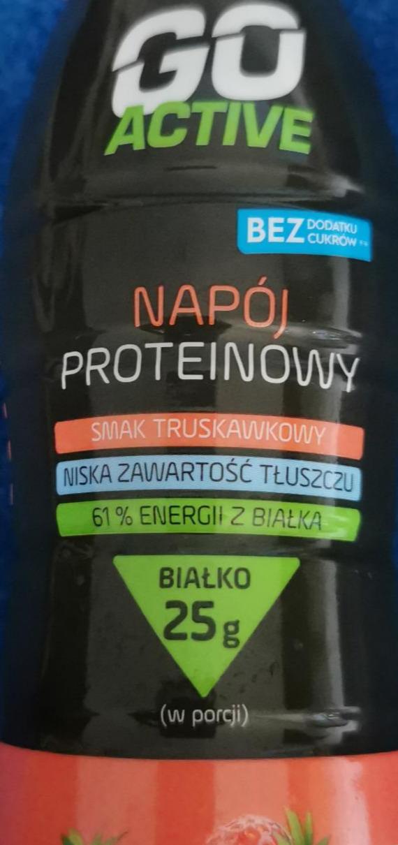 Zdjęcia - Napój proteinowy smak truskawka Go Active