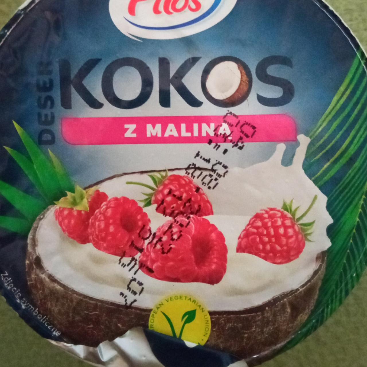 Zdjęcia - Deser Kokos z maliną Pilos