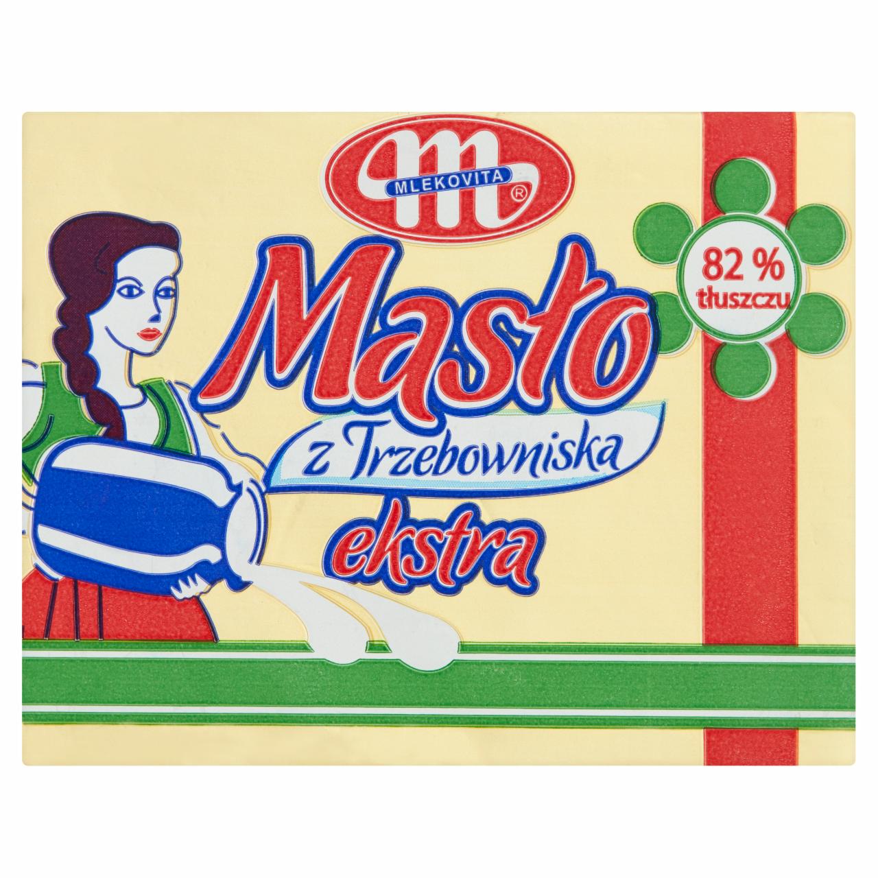 Zdjęcia - Mlekovita Masło z Trzebowniska ekstra 82% 200 g