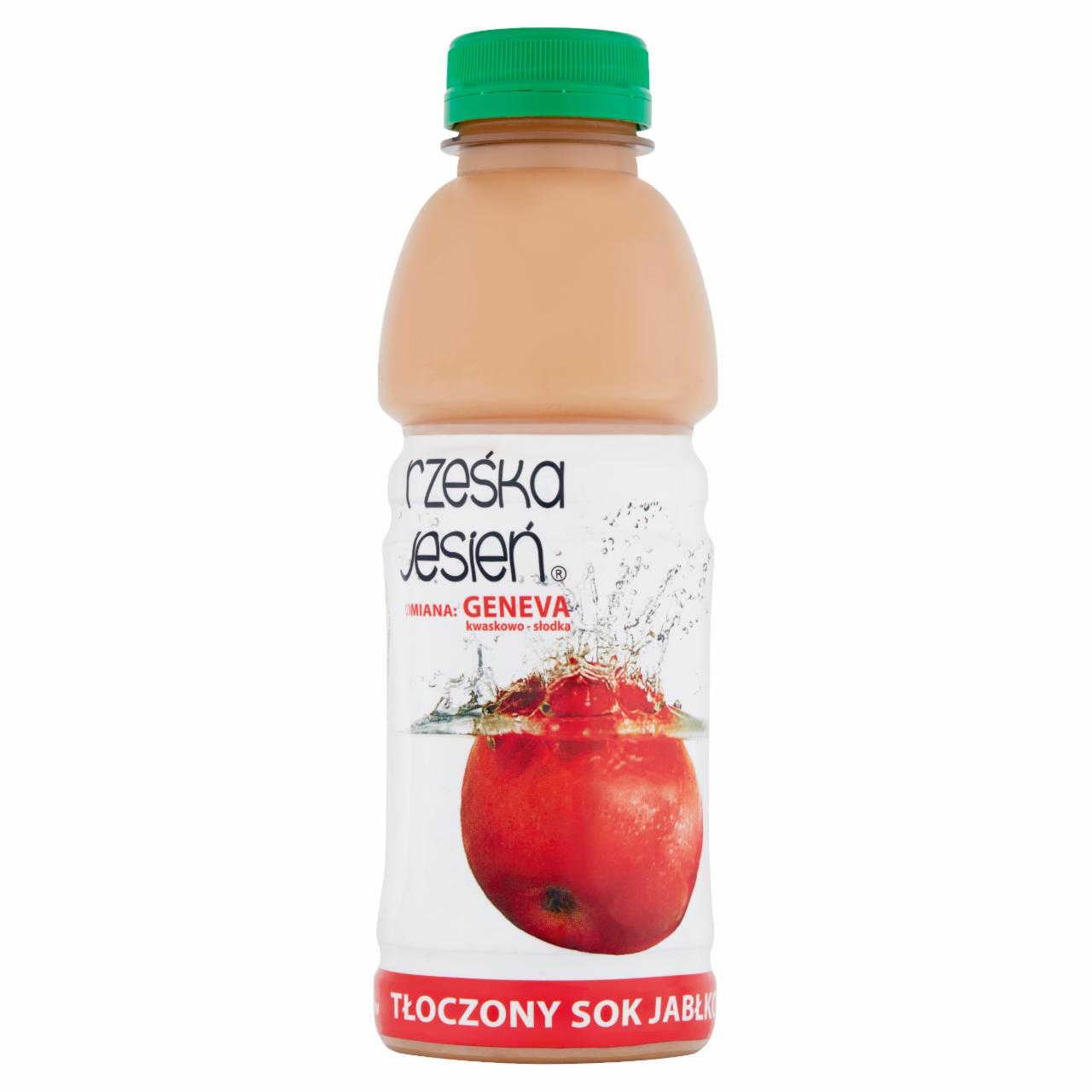 Zdjęcia - Rześka Jesień Tłoczony sok jabłkowy Geneva 500 ml