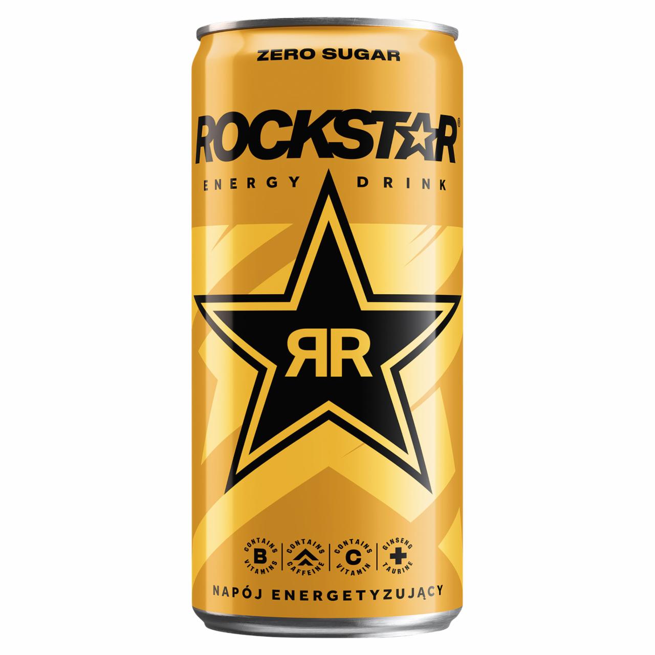 Zdjęcia - Rockstar Gazowany napój energetyzujący bez cukru 250 ml