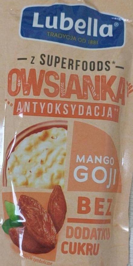 Zdjęcia - Owsianka antyoksydacja mango goji Lubella