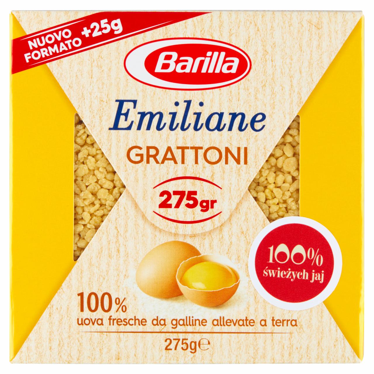 Zdjęcia - Barilla Emiliane Makaron jajeczny grattoni 275 g