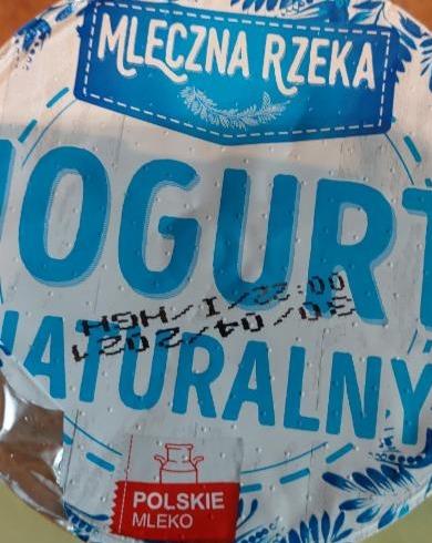 Zdjęcia - jogurt naturalny mleczna rzeka Aldi