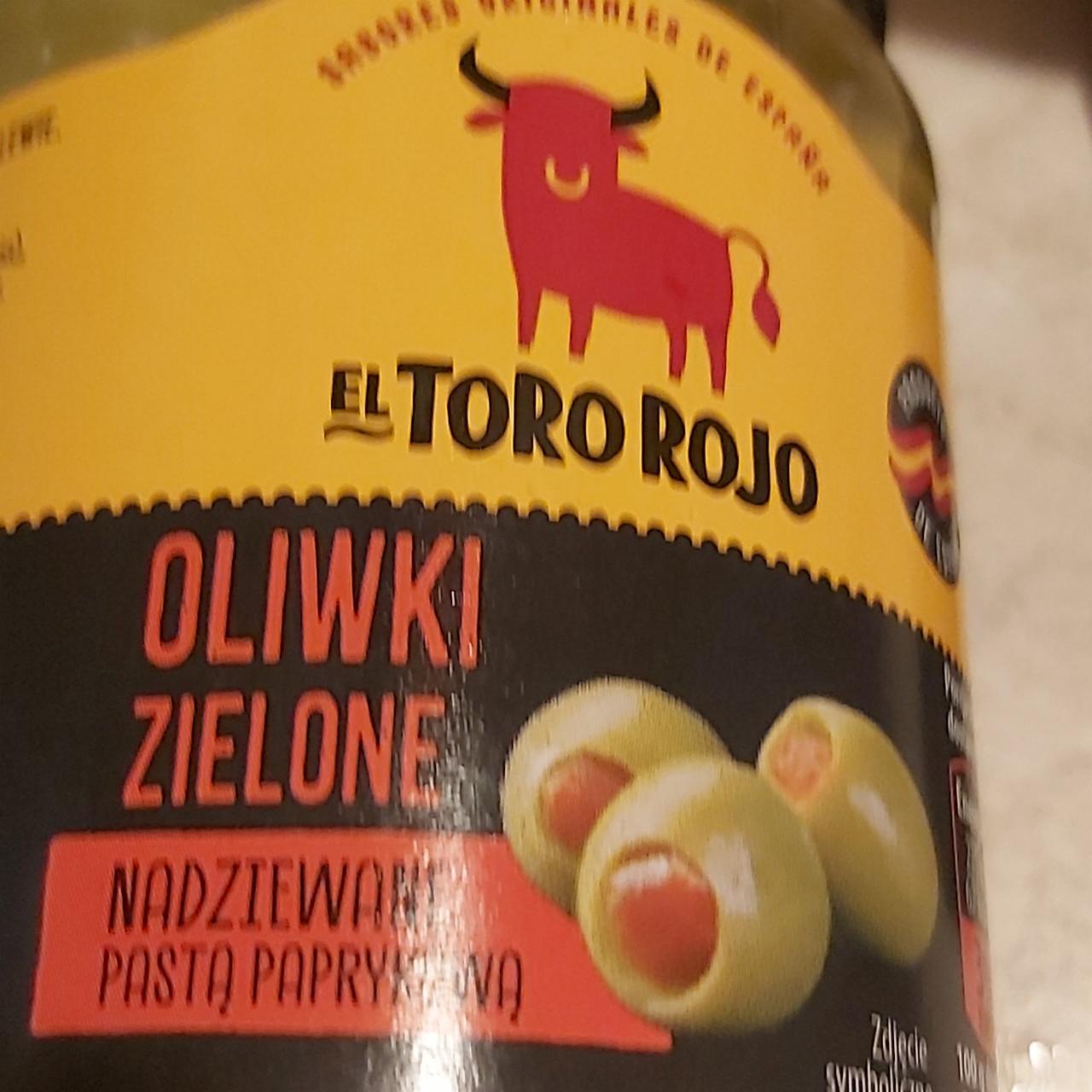 Zdjęcia - Oliwki zielone nadziewane pastą paprykową El toro rojo