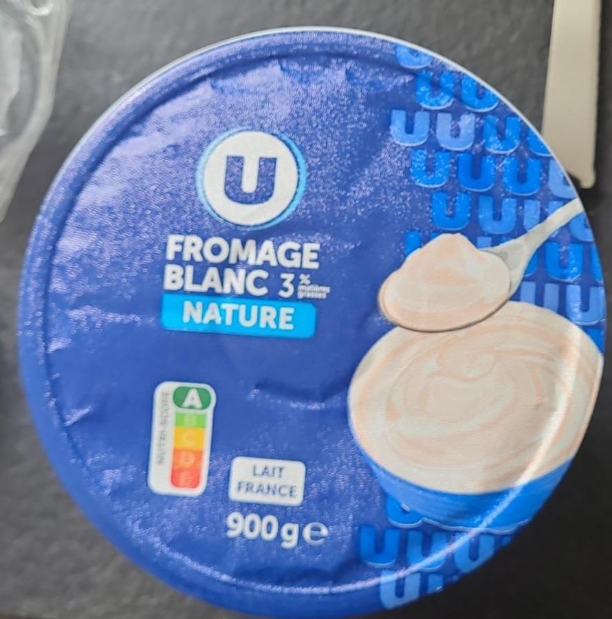 Zdjęcia - Fromage Blanc 3% Nature U