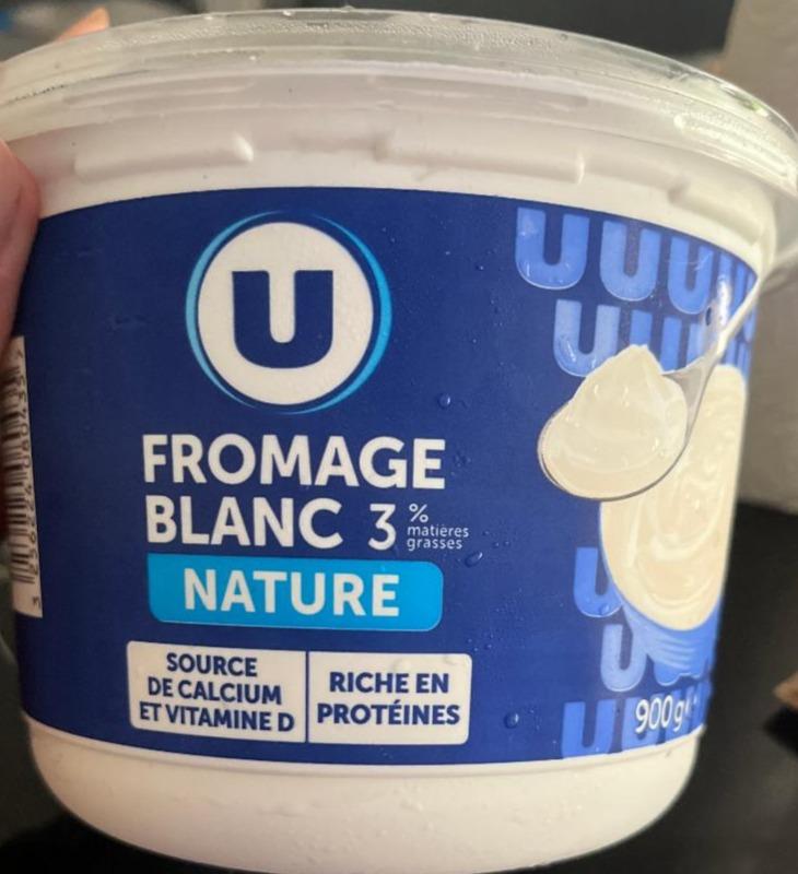 Zdjęcia - Fromage Blanc 3% Nature U