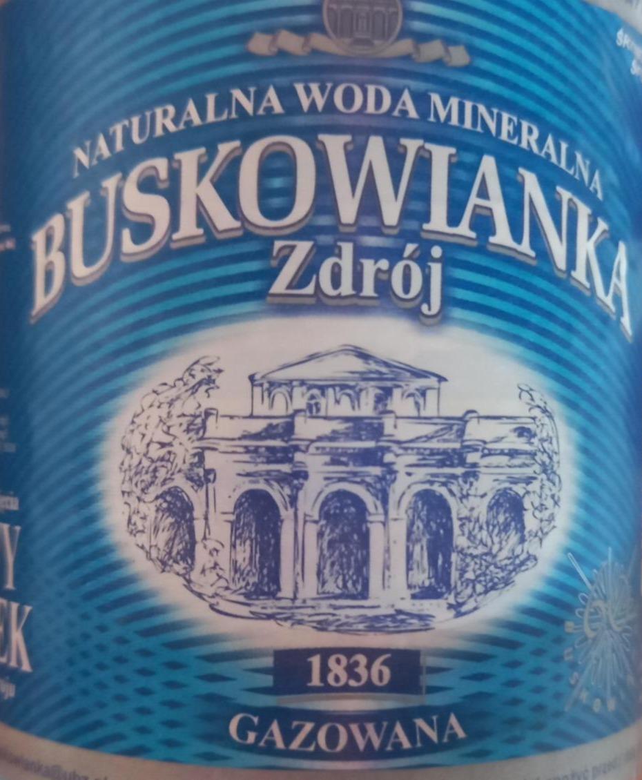 Zdjęcia - Naturalna woda mineralna gazowana Buskowianka