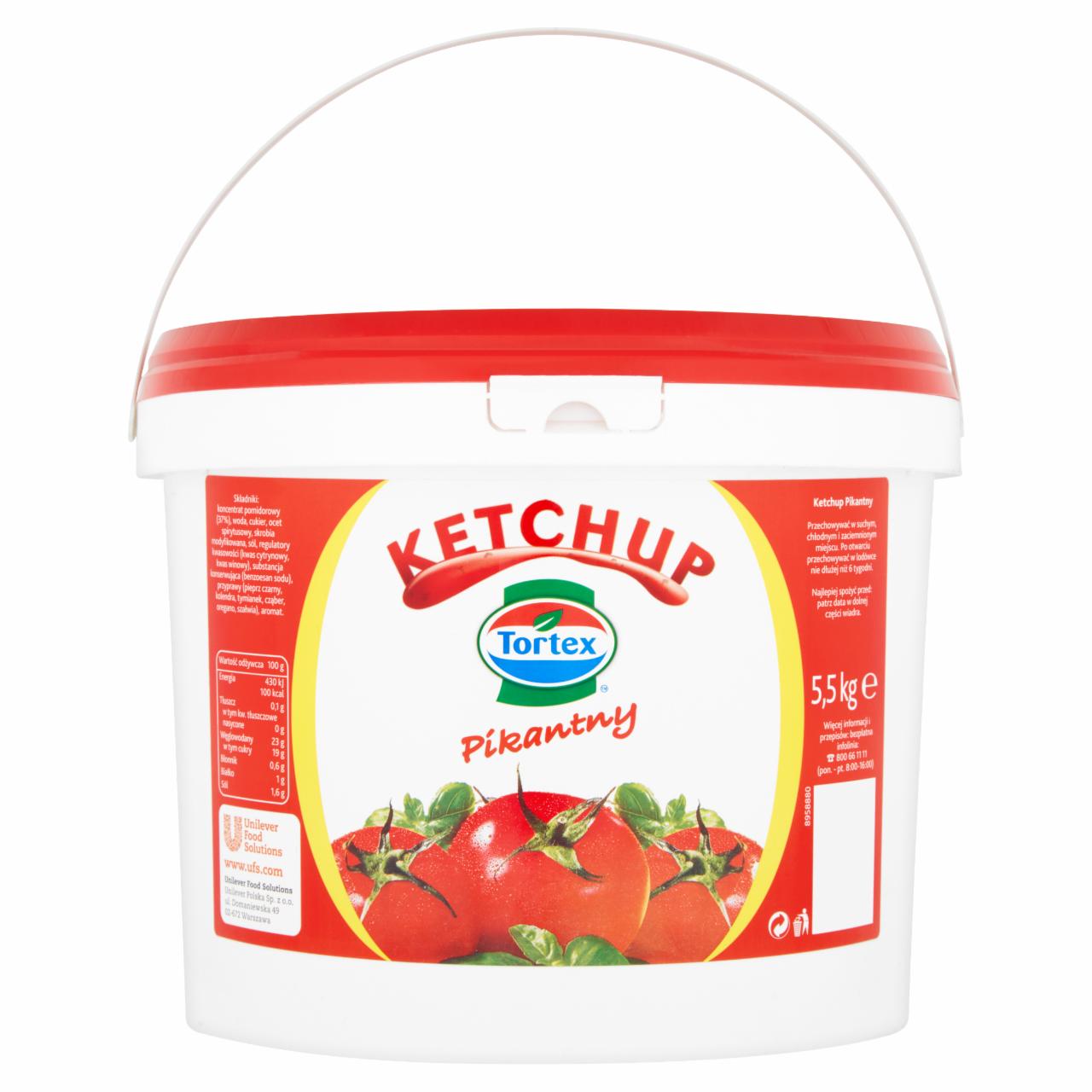 Zdjęcia - Tortex Ketchup pikantny 5,5 kg