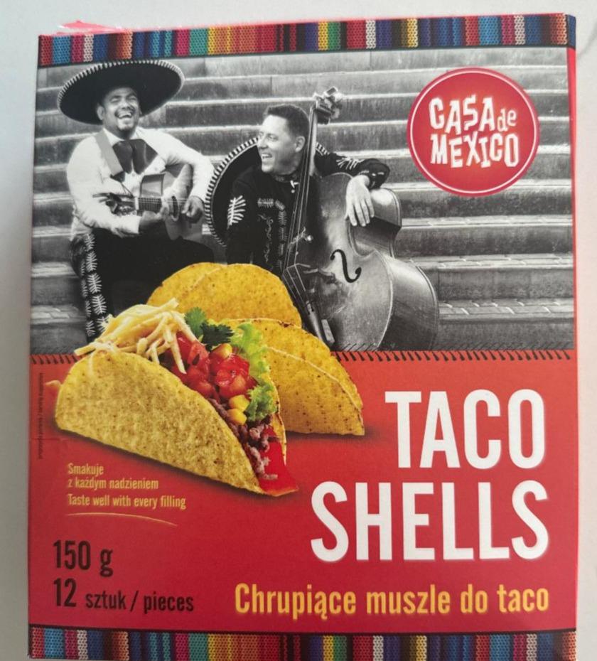 Zdjęcia - Casa de Mexico Chrupiące muszle do taco 150 g (12 sztuk)