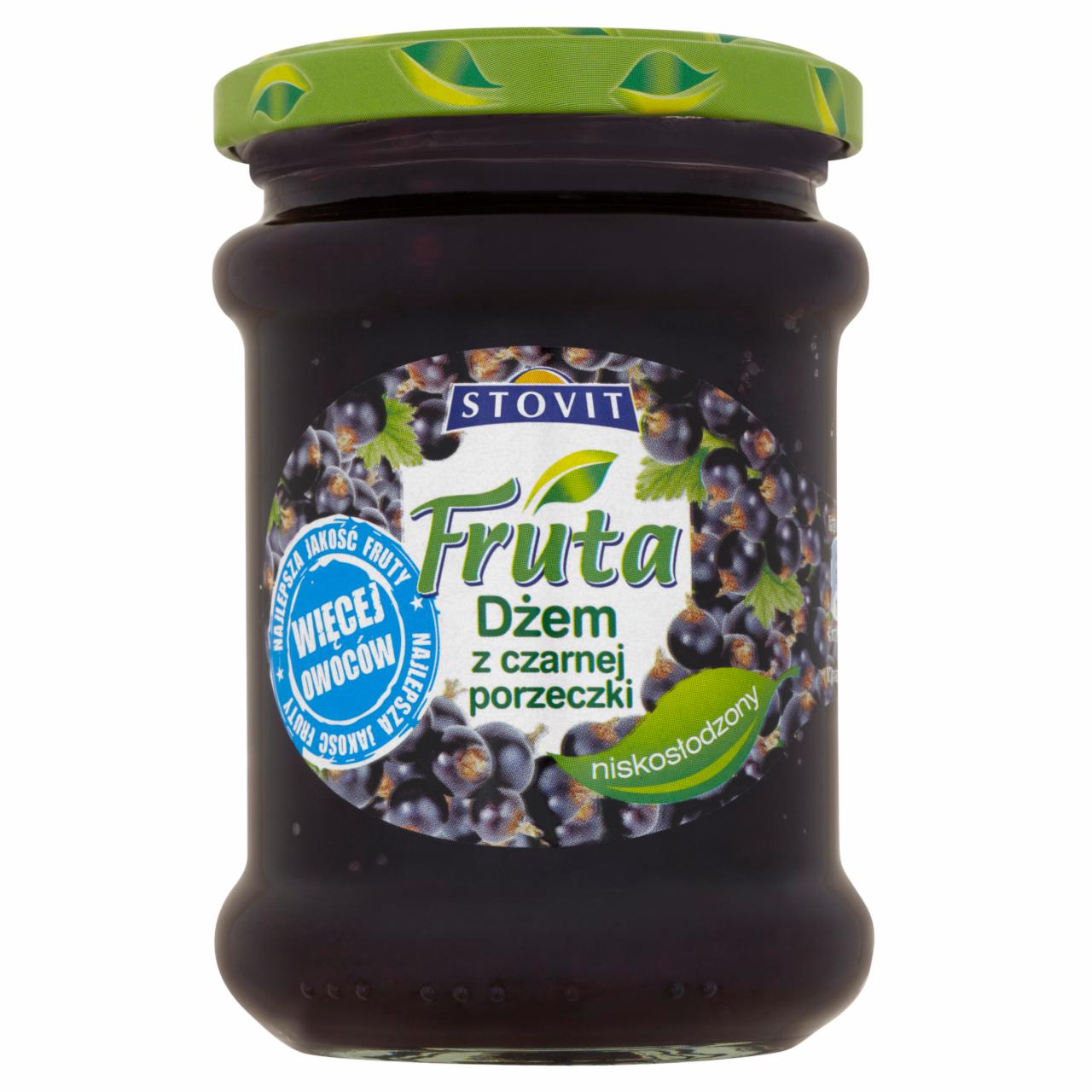 Zdjęcia - Stovit Fruta Dżem z czarnej porzeczki niskosłodzony 270 g