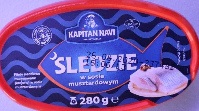 Zdjęcia - Sledzie w sosie musztardowym Kapitan Navi