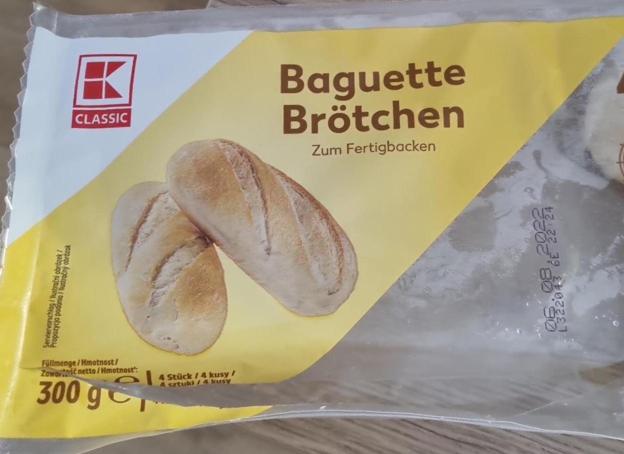 Zdjęcia - Baguette Brötchen Zum Fertigbacken K-Classic