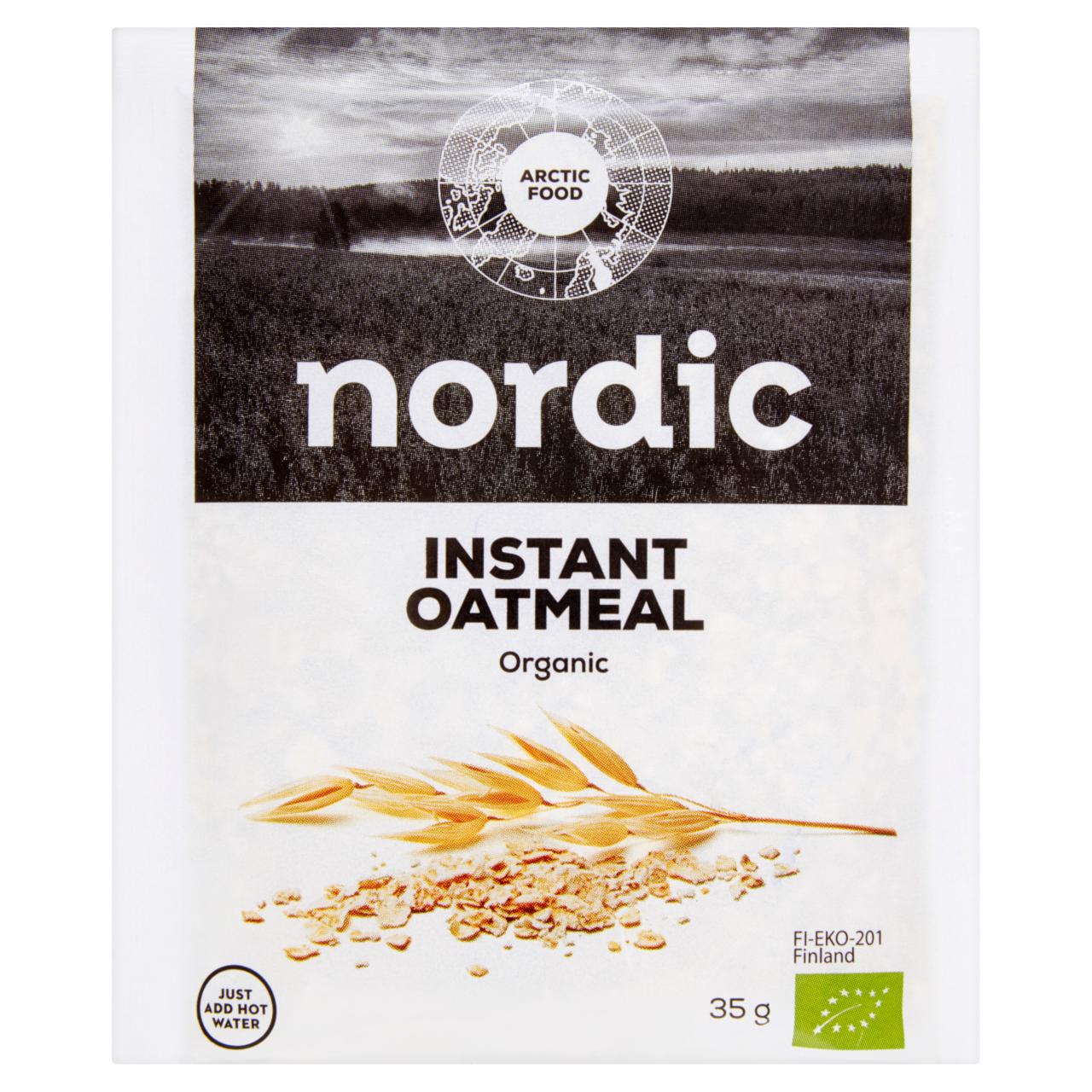 Zdjęcia - Nordic Owsianka błyskawiczna Bio 35 g