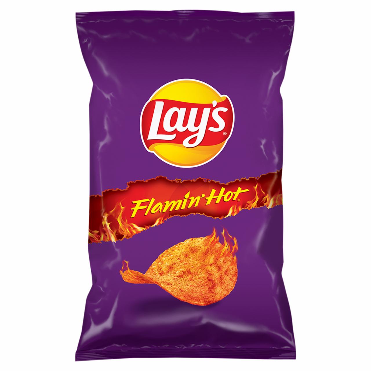 Zdjęcia - Lay's Flamin' Hot Chipsy ziemniaczane o smaku bardzo pikantnym 70 g