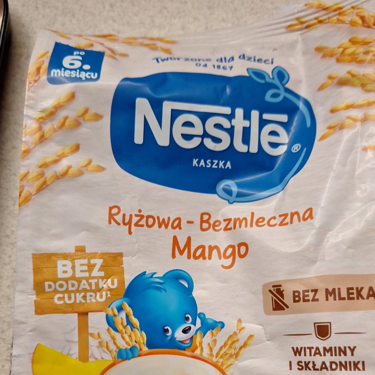 Zdjęcia - Kaszka ryżowa bezmleczna mango Nestlé