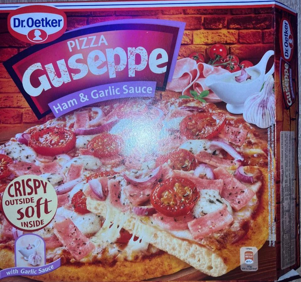 Zdjęcia - Dr. Oetker Guseppe Pizza z szynką i sosem czosnkowym 440 g