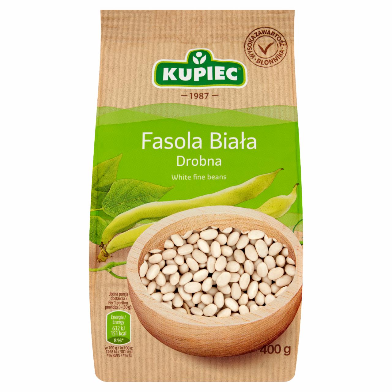 Zdjęcia - Kupiec Fasola biała drobna 400 g