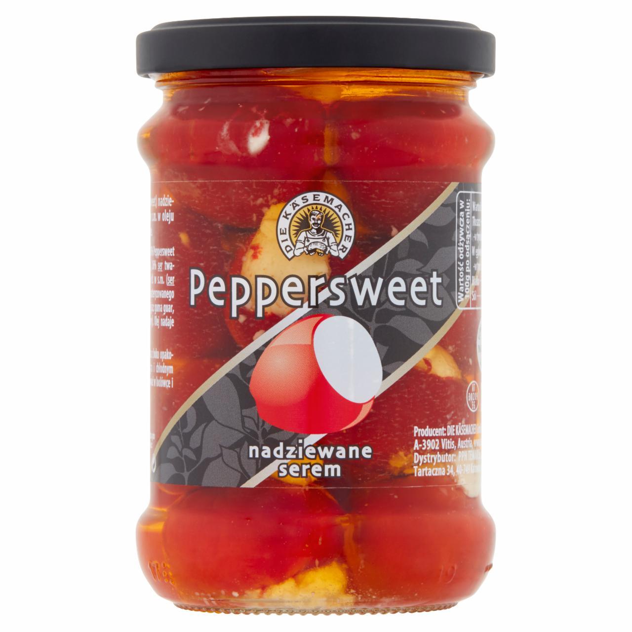 Zdjęcia - Die Käsemacher Pepper-Sweet Słodka czerwona papryczka nadziewane serem 250 g