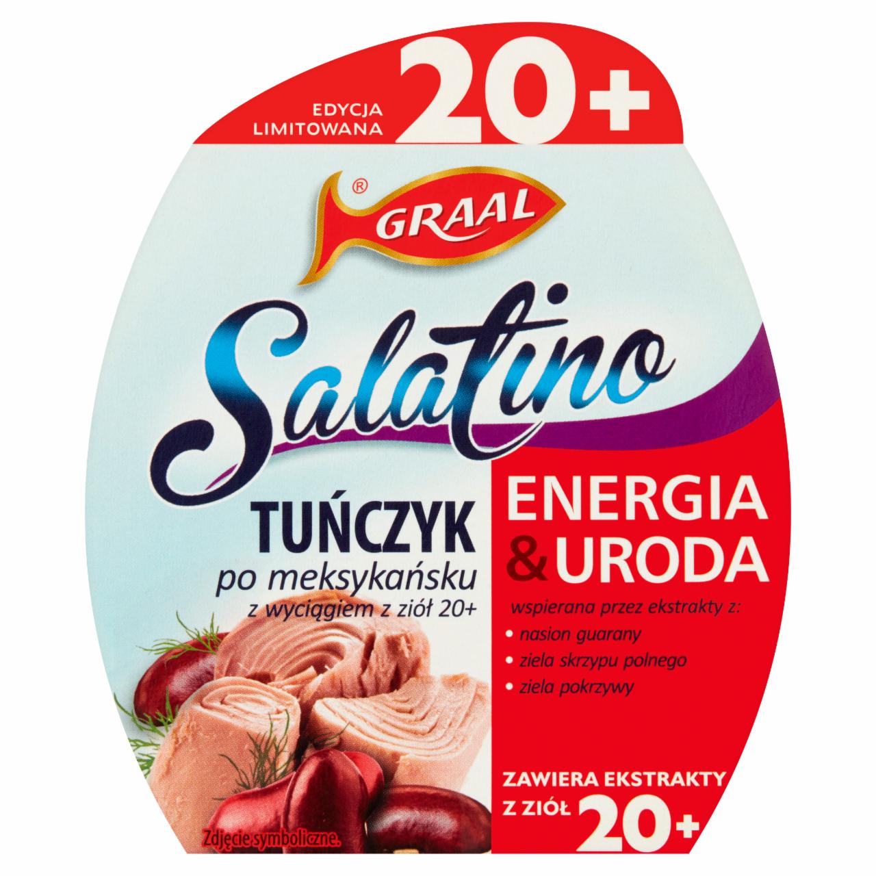 Zdjęcia - GRAAL Salatino 20+ Energia & Uroda Tuńczyk po meksykańsku 160 g