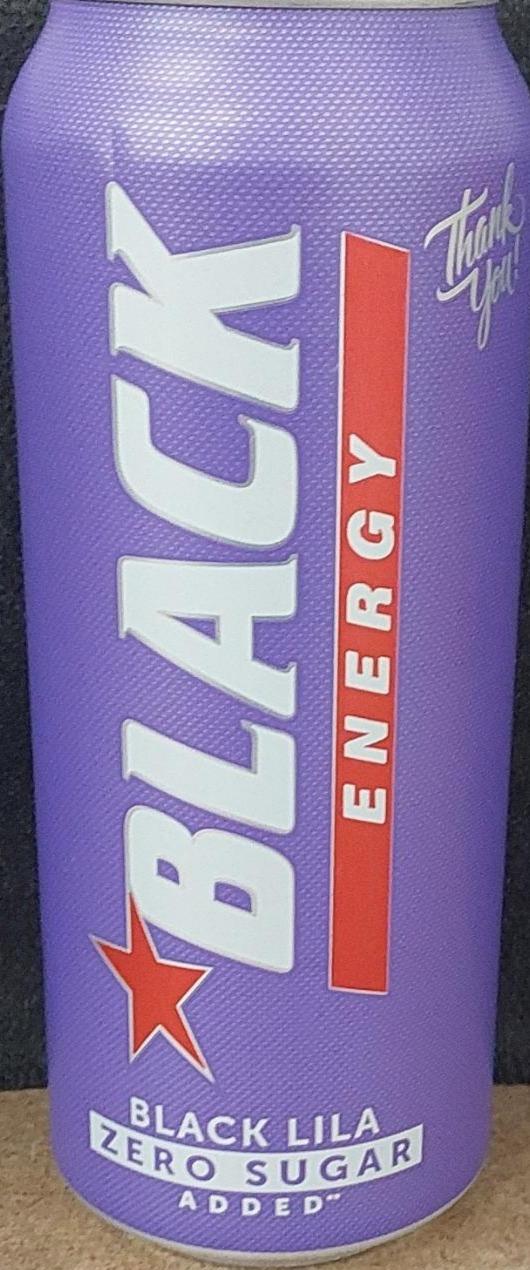 Zdjęcia - Zero Sugar Black Lila Gazowany napój energetyzujący 500 ml Black Energy