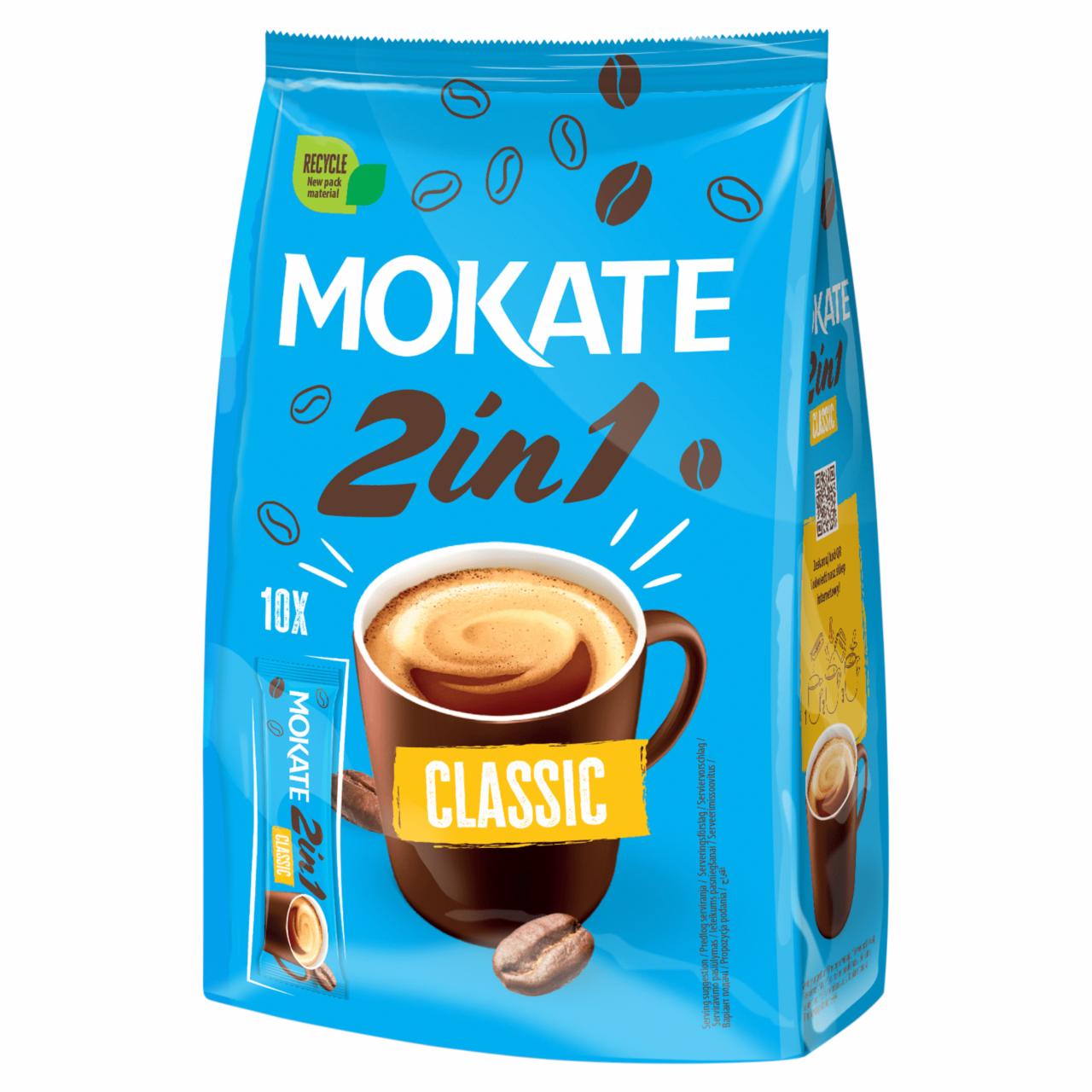 Zdjęcia - Mokate 2in1 Classic Rozpuszczalny napój kawowy w proszku 80 g (10 x 17 g)