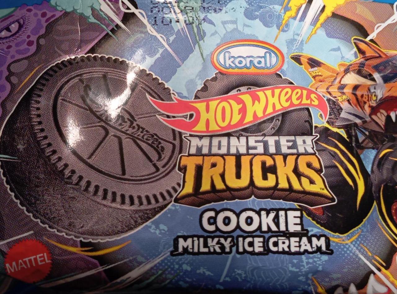 Zdjęcia - Hot wheels monster trucks cookie milky ice cream Koral