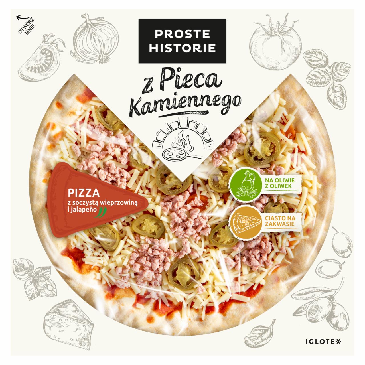 Zdjęcia - Proste Historie z Pieca Kamiennego Pizza z soczystą wieprzowiną i jalapeño 320 g