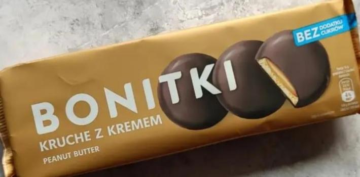 Zdjęcia - Bonitki kruche z kremem peanut butter