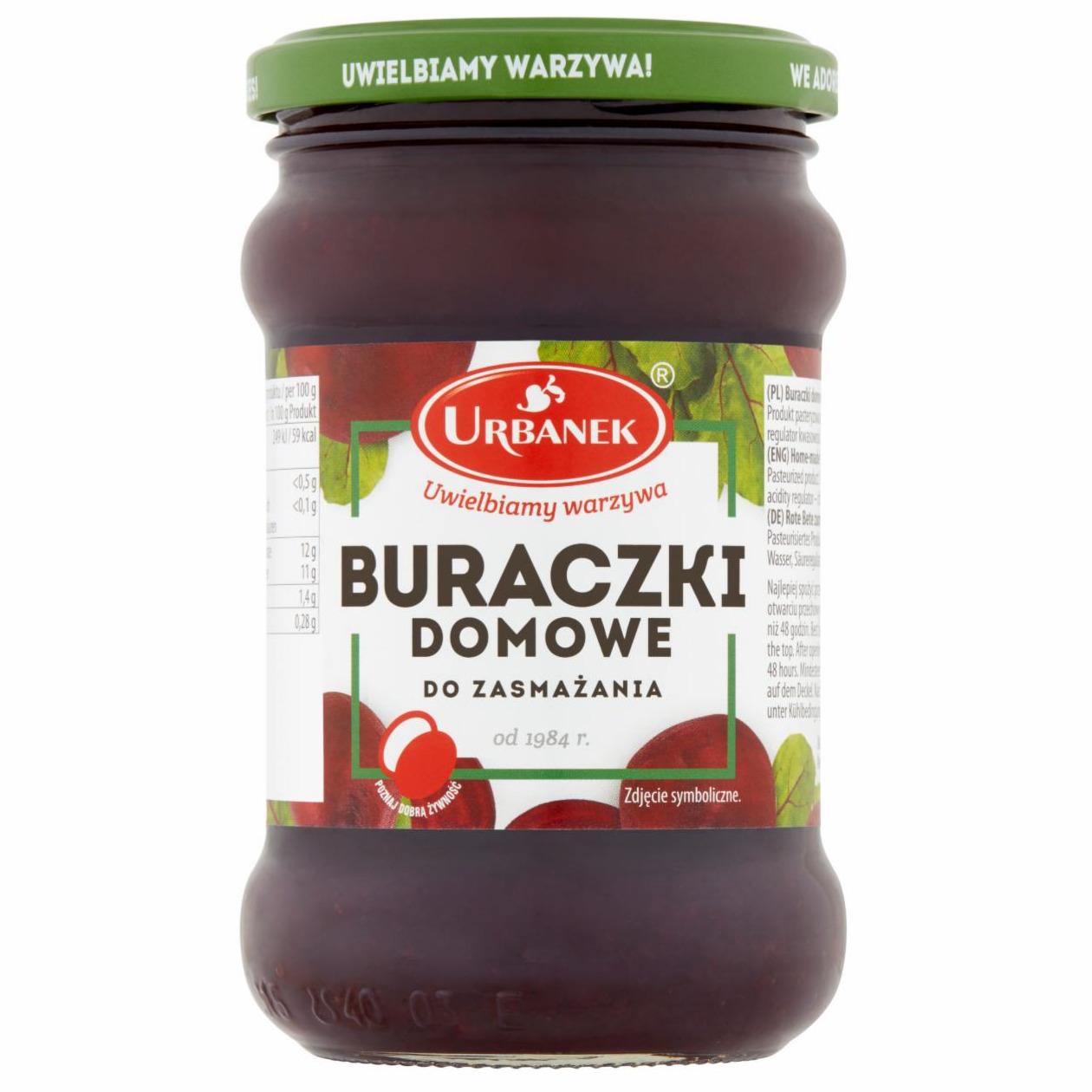 Zdjęcia - Urbanek Buraczki domowe do zasmażania 290 g