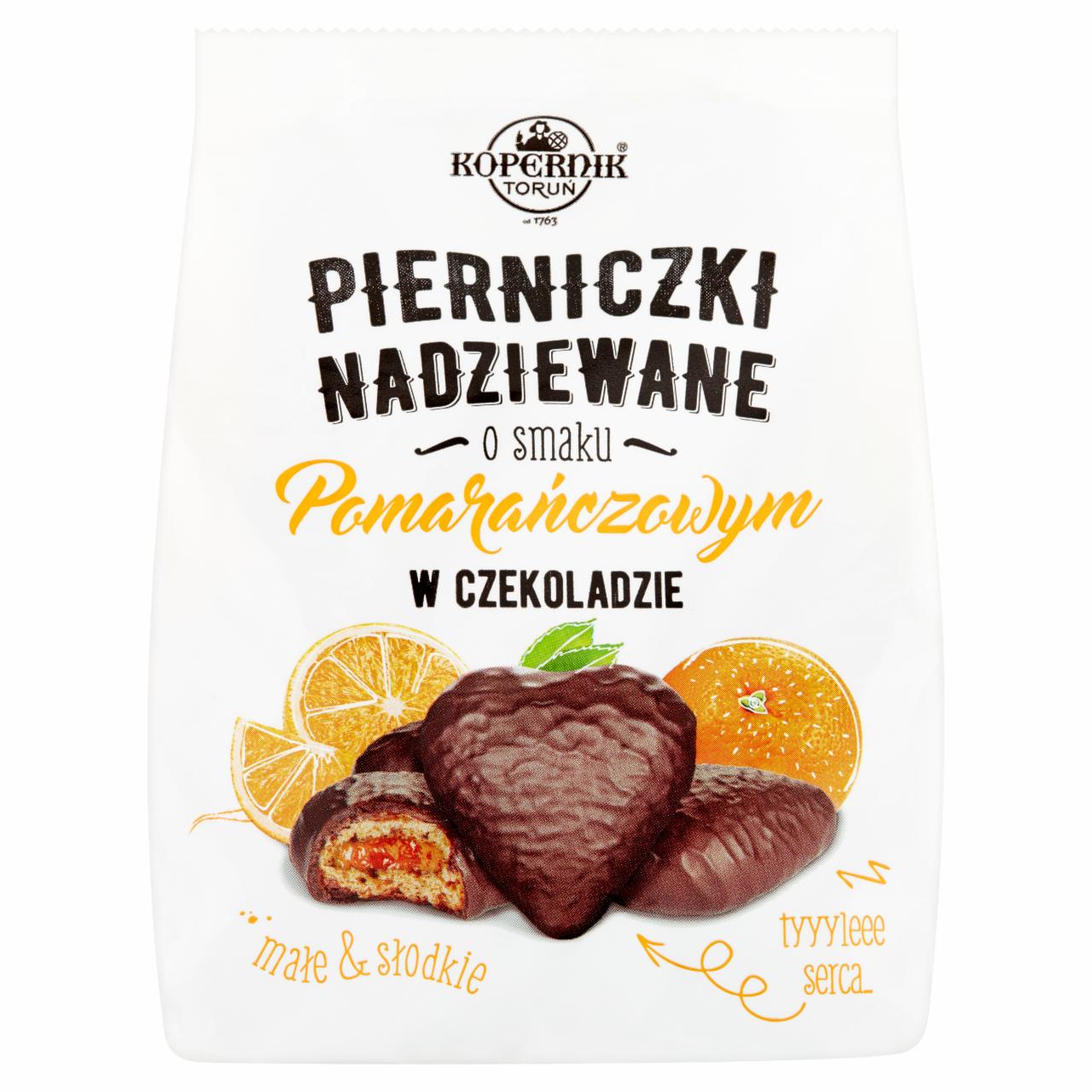 Zdjęcia - Kopernik Pierniczki nadziewane w czekoladzie o smaku pomarańczowym 150 g