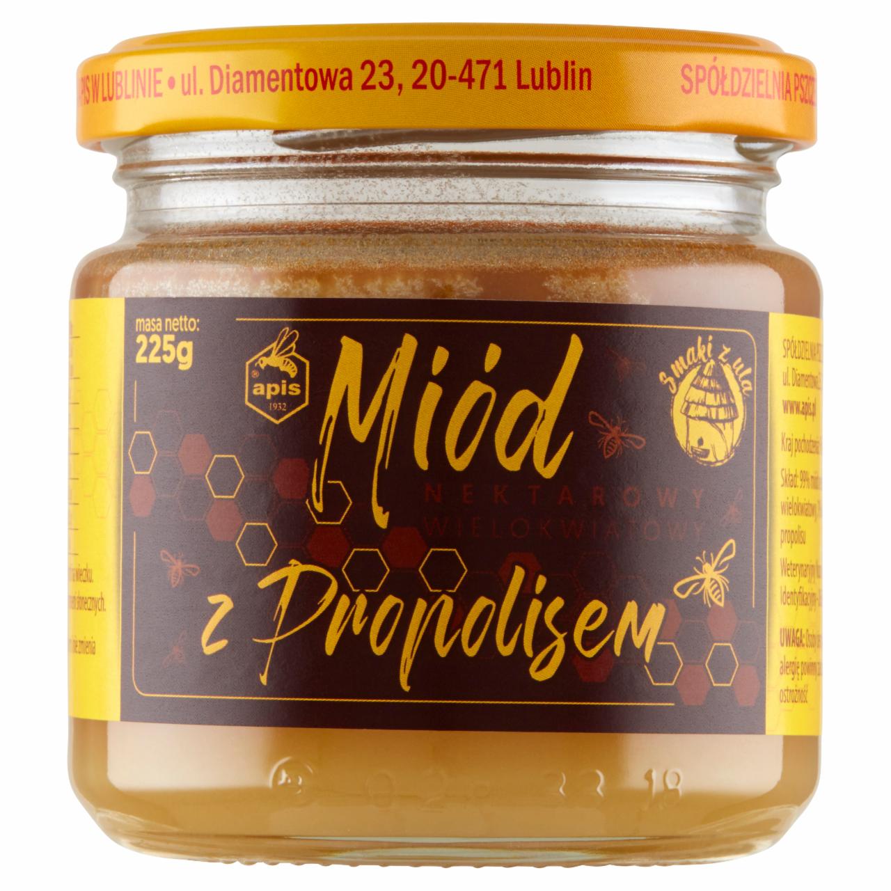 Zdjęcia - Apis Miód z propolisem 225 g