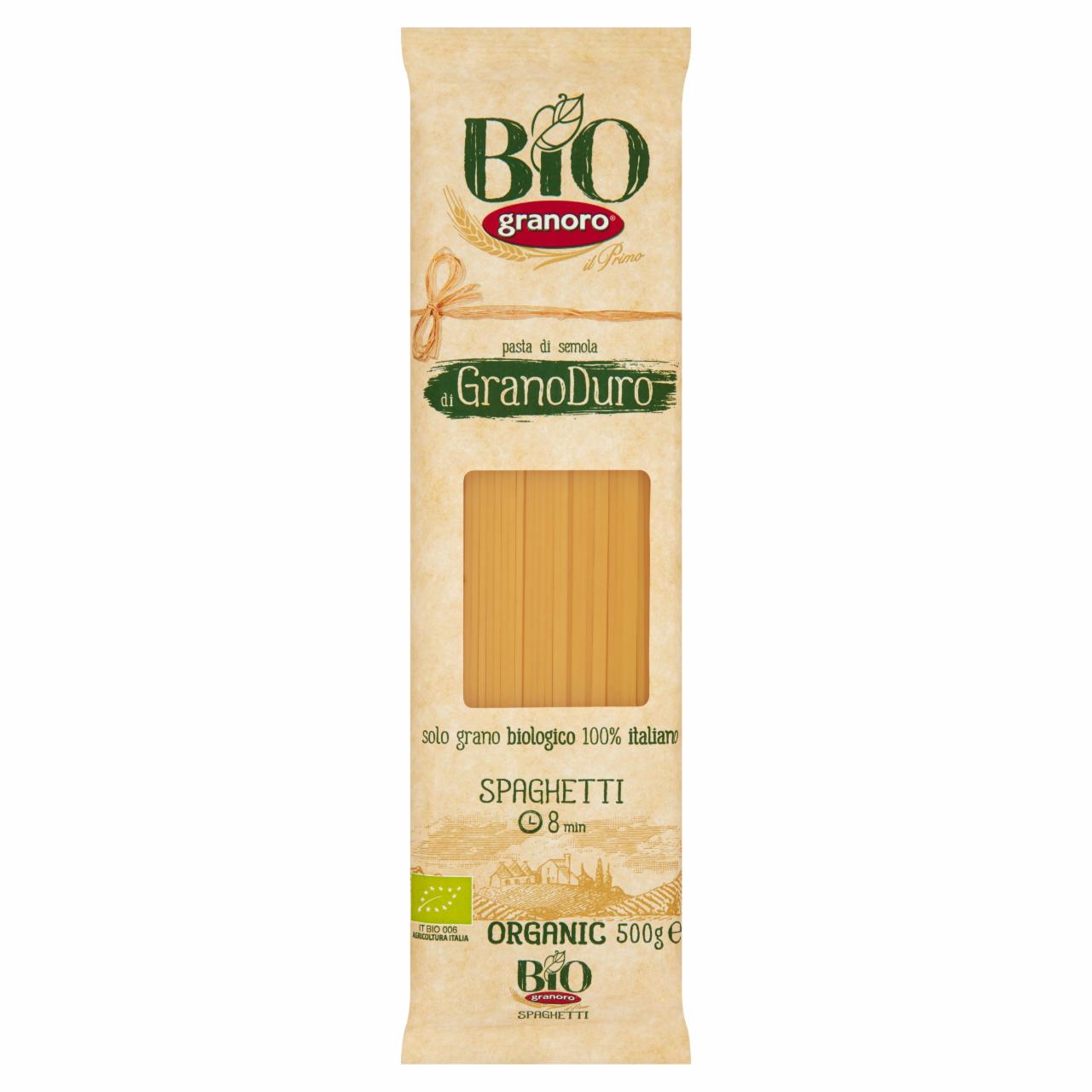 Zdjęcia - Granoro Bio Makaron spaghetti 500 g