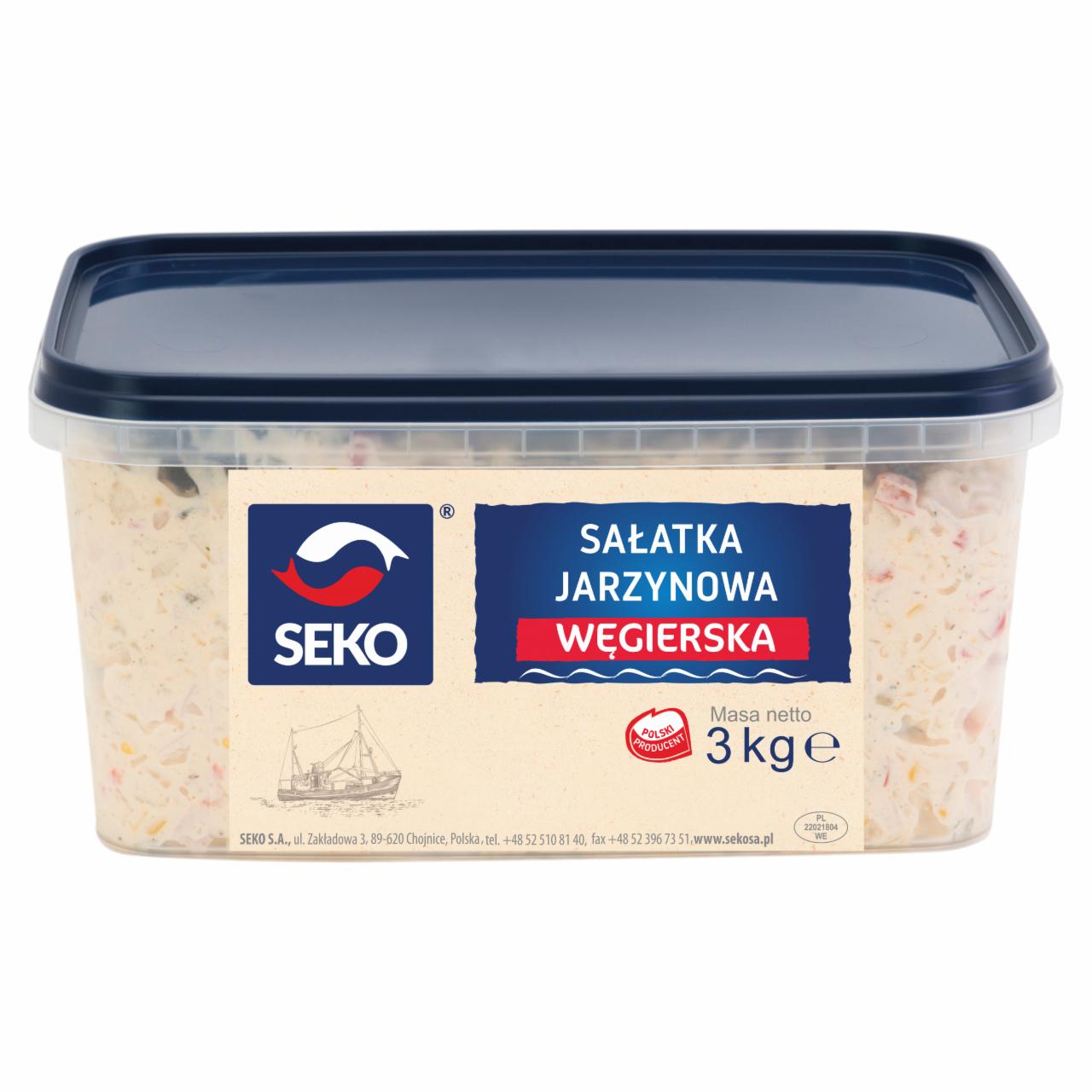 Zdjęcia - Seko Sałatka jarzynowa węgierska 3 kg